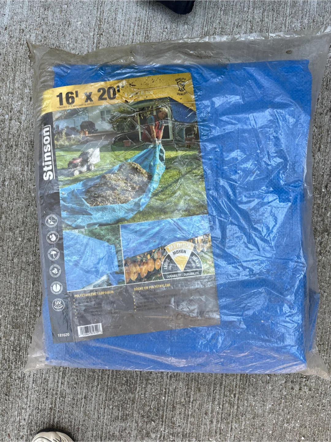 Stinson 16' x 20' Polyethylene Tarpaulin
