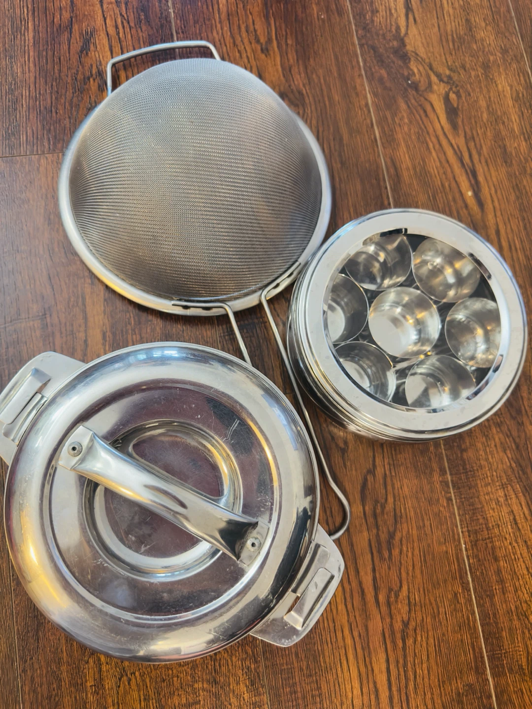Stainless Steel hot box  - Strainer, Spice Box