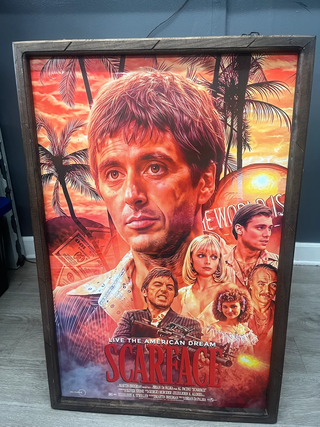 Scarface Movie Poster with Frame