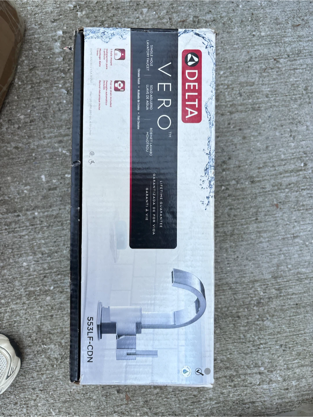 Delta Vero Single Hole Faucet
