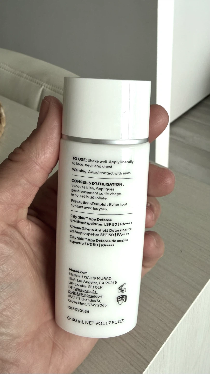 Murad City Skin Age Defense SPF 50 Mineral Sunscreen - photo 3
