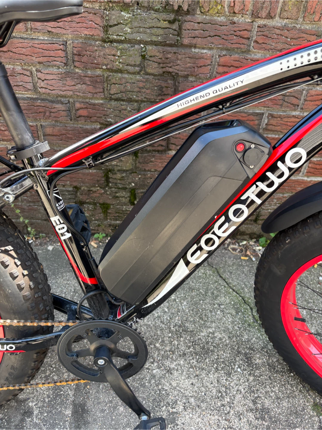 COCOTWO Fat Tire Electric Bike with Food Delivery Bag - photo 5