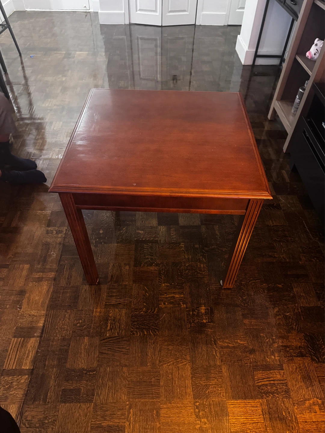 Wooden Square Table - photo 2