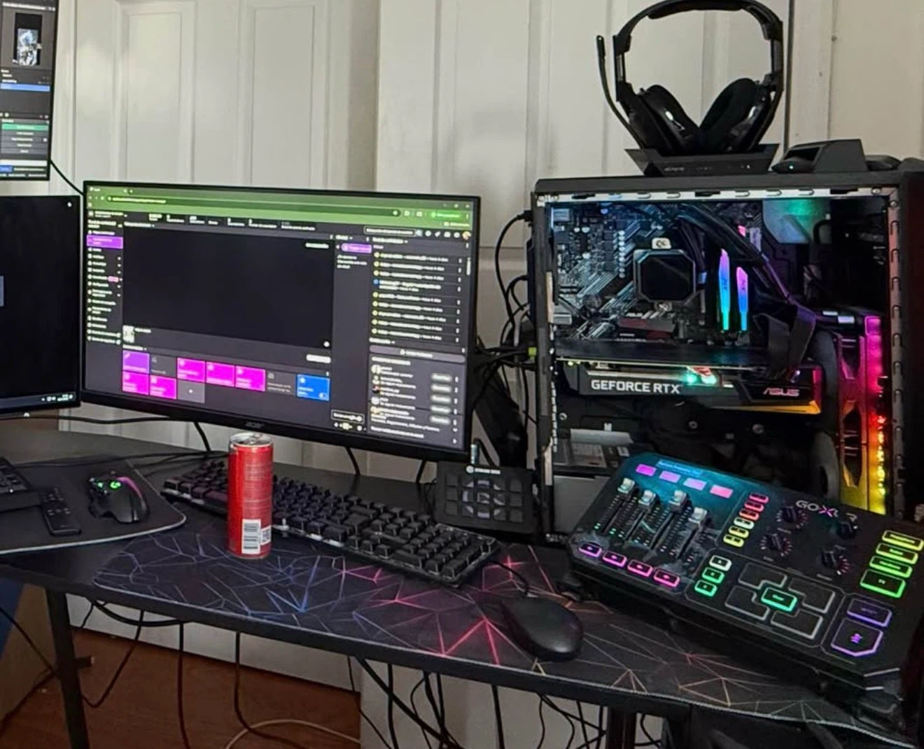 PC Gamer Completa RTX 3070 / Ryzen 5 / 32GB RAM + 2 Monitores