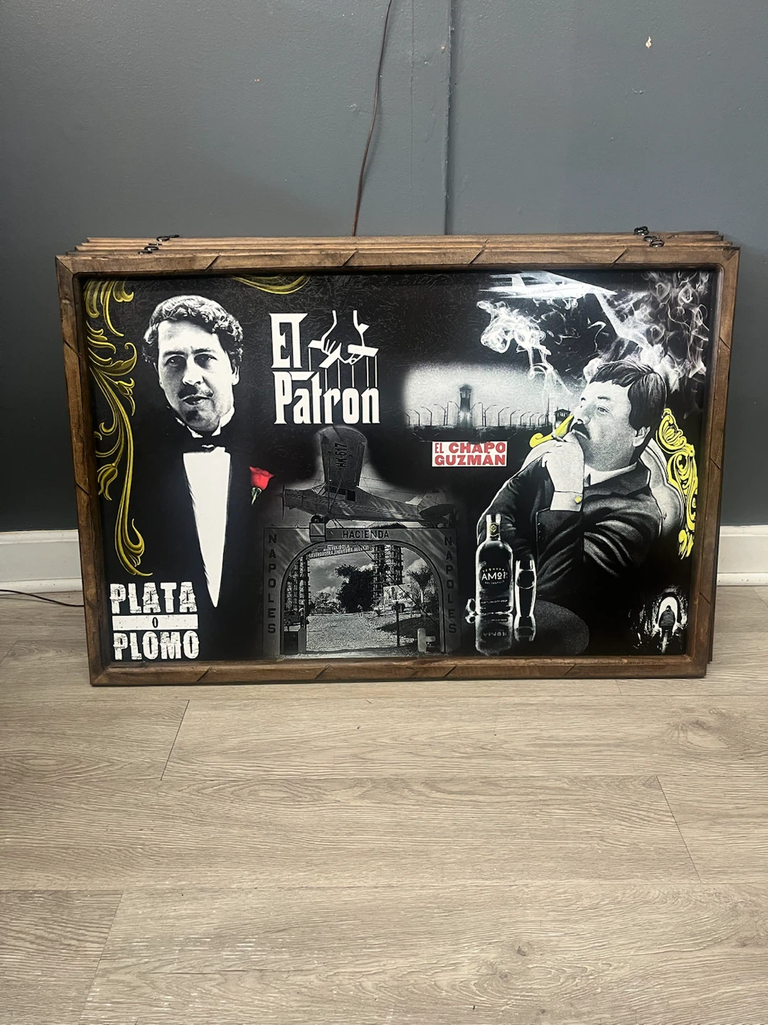 El Patron & El Chapo Guzman Framed Art