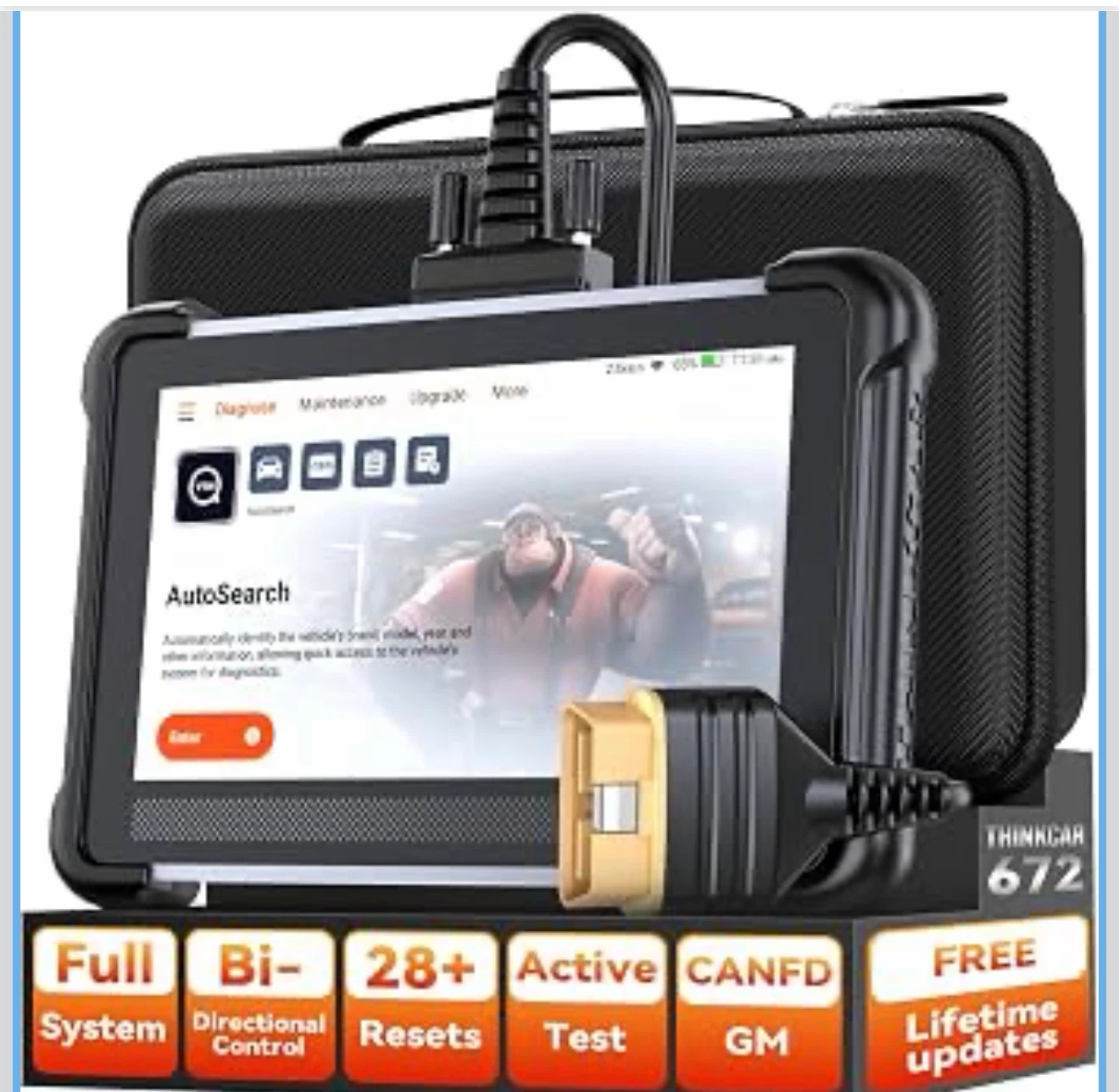 THINKCAR THINKSCAN 672 OBD2 Scanner - photo 3