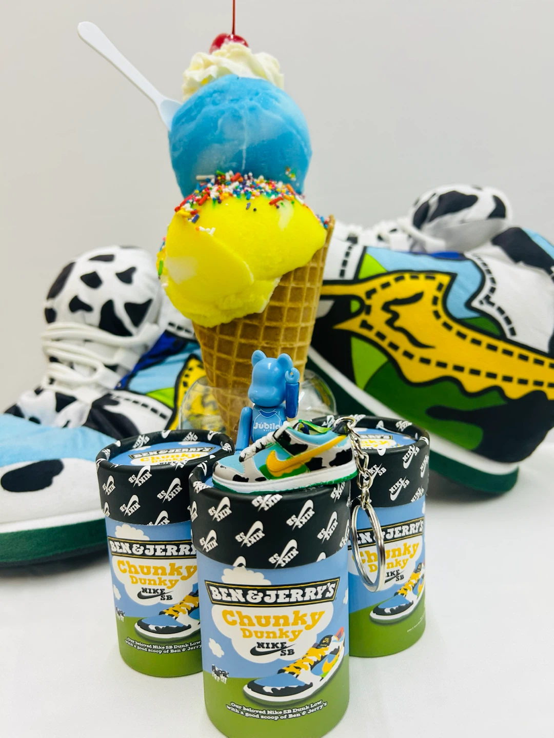 Ben & Jerry's x Nike SB Chunky Dunky Keychain & Plush