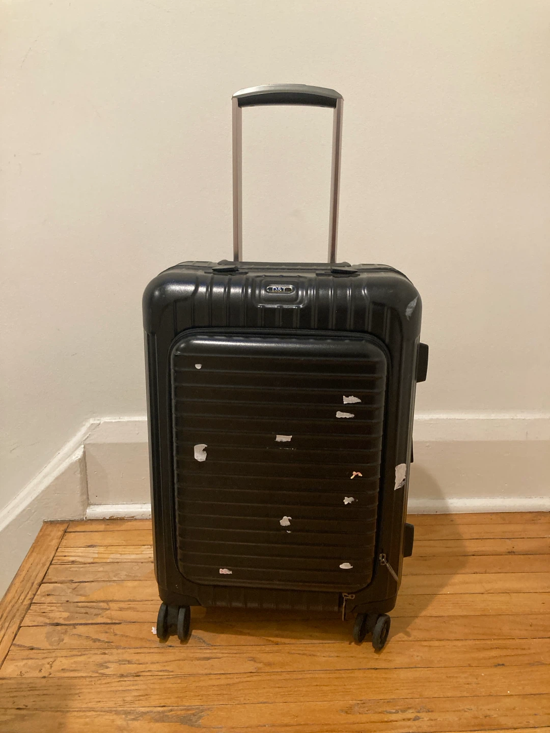Black Carry-On Spinner Suitcase