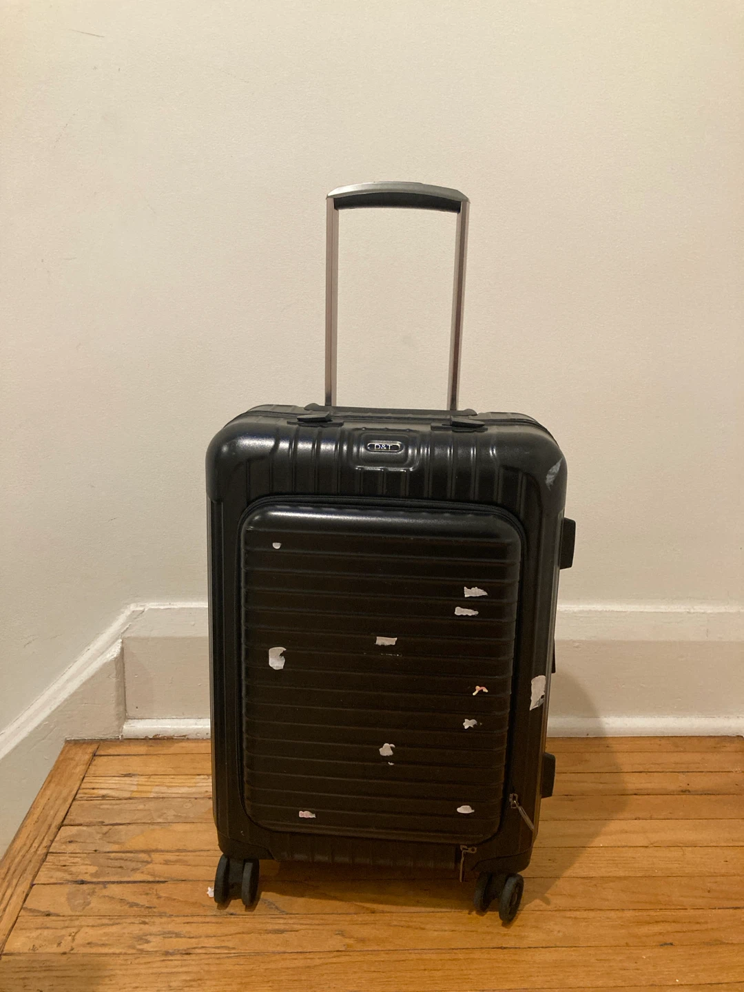 Black Carry-On Spinner Suitcase - photo 2