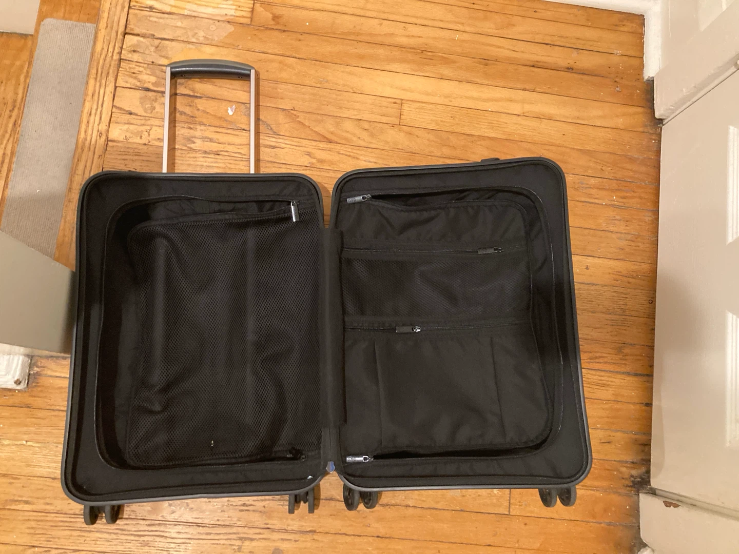 Black Carry-On Spinner Suitcase - photo 3