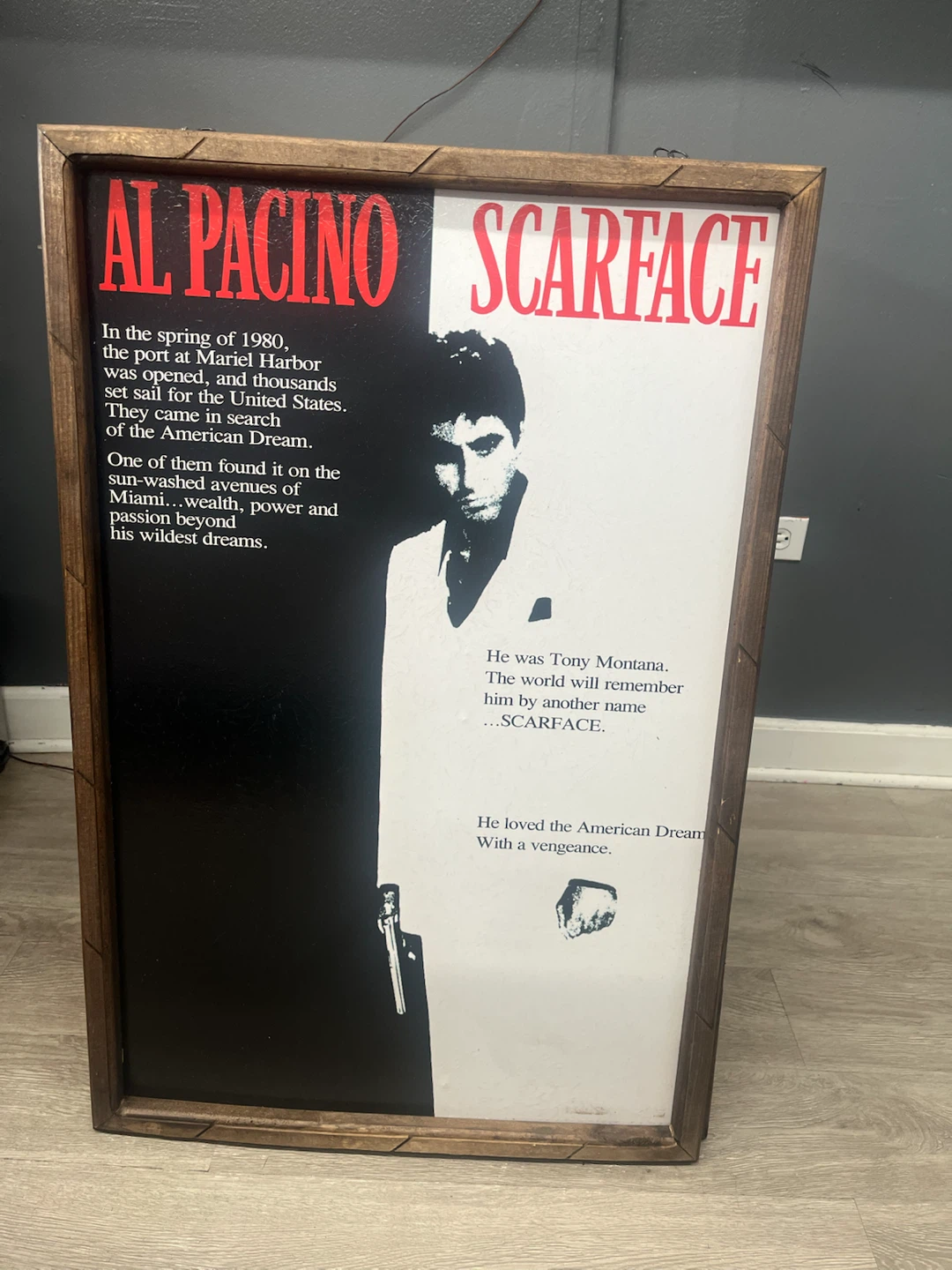 Scarface Al Pacino Movie Poster