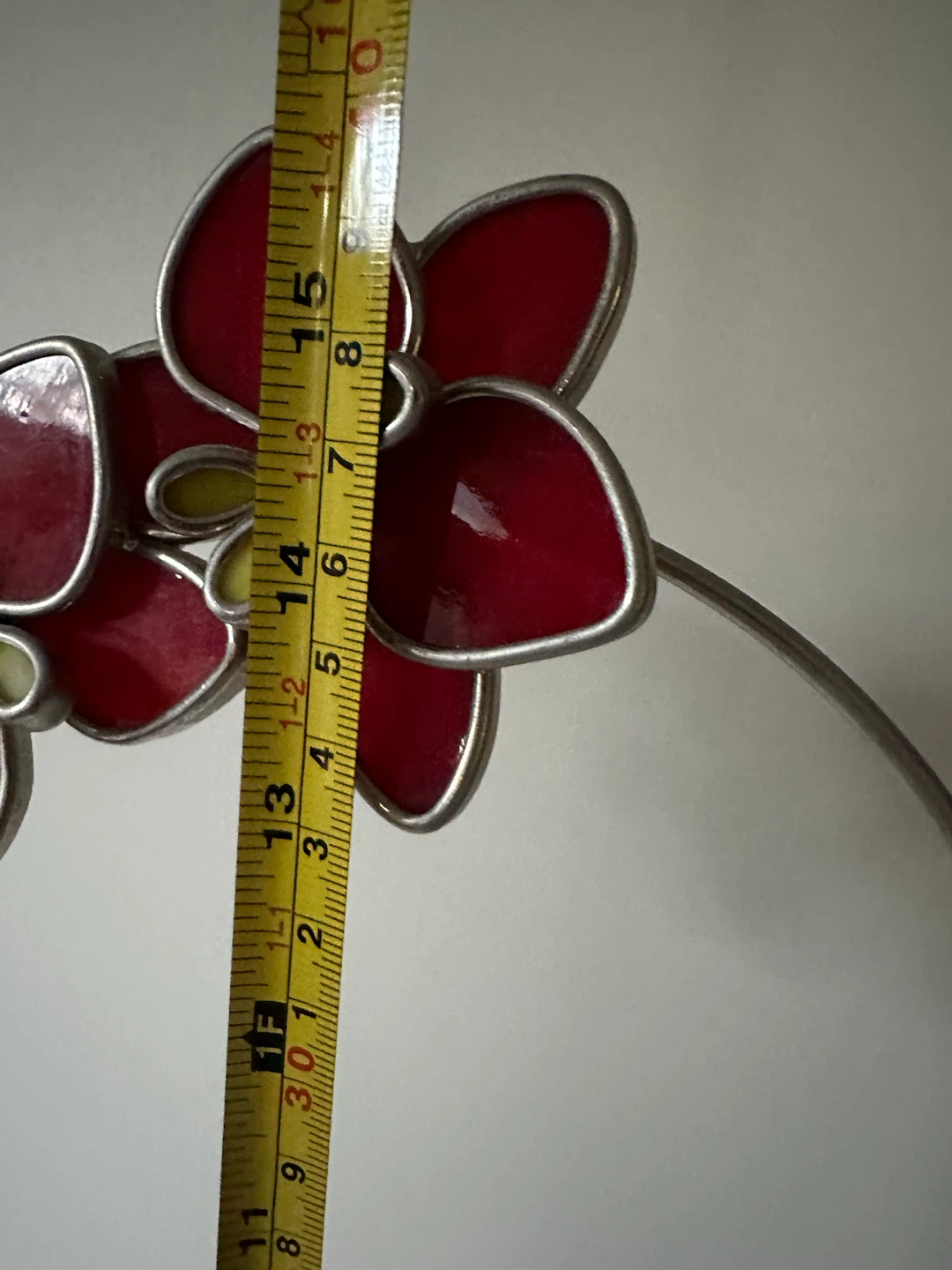 Stained Glass Flower Ornament