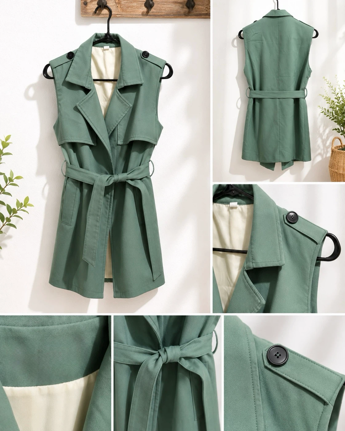 Dress and vests