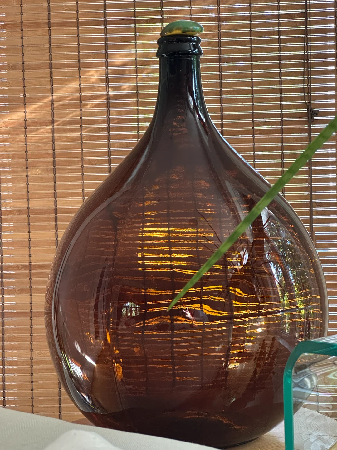 Amber Glass Carboy Bottle - photo 2