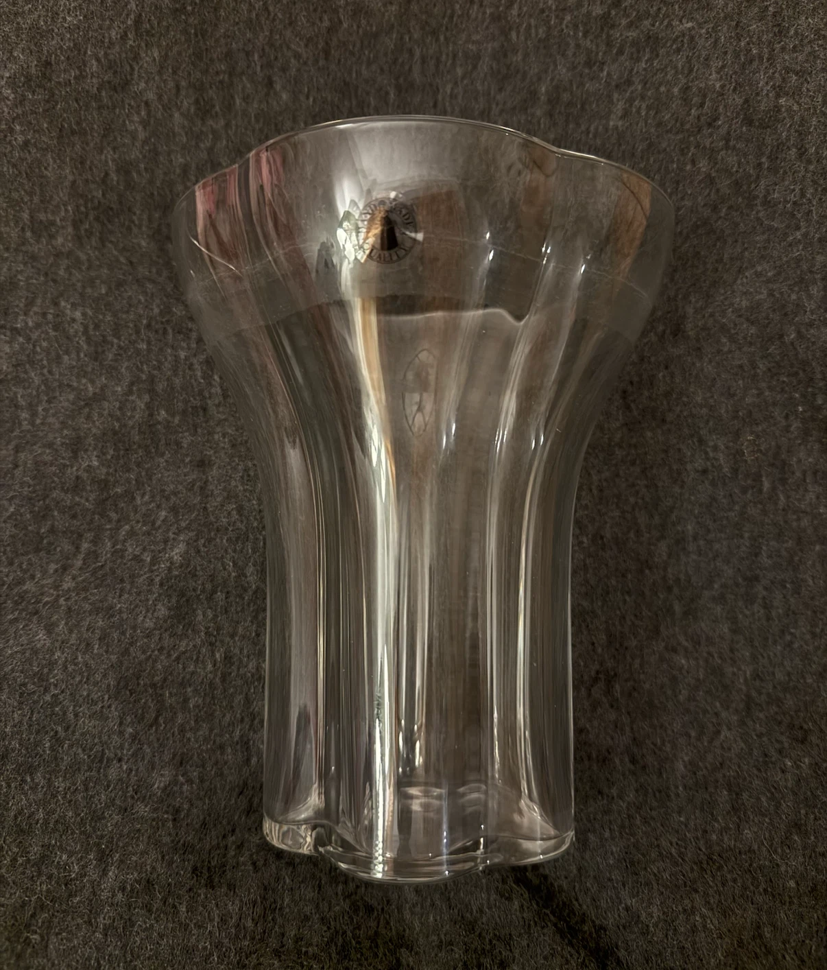 Clear Glass Vase