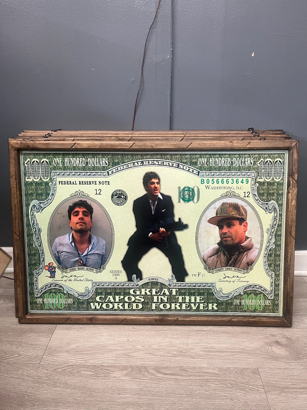 Framed "Great Capos In The World Forever" Wall Art