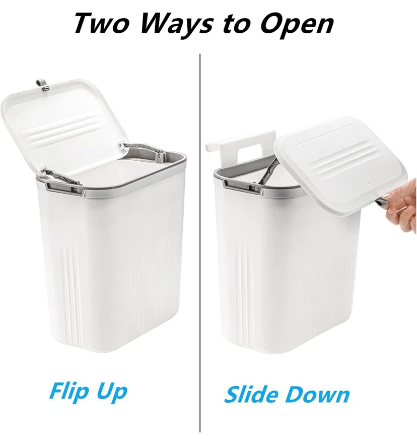 New Hanging Trash Can Compost Bin Set of 2 - photo 3