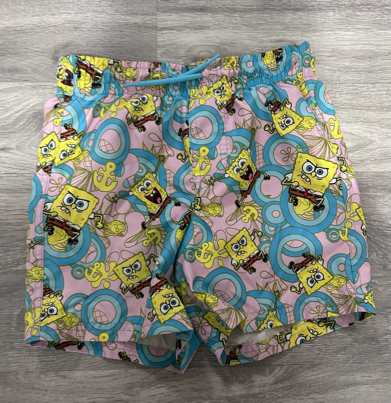 Nickelodeon Spongebob Squarepants Swim Trunks Kids Size S (6-7) - photo 2