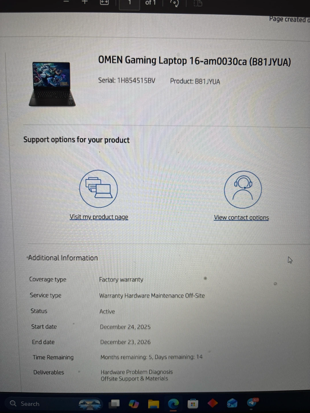 HP Omen Gaming Laptop 16 / 32gb Ram + 1Tb + RTX 5070 8gb - photo 5