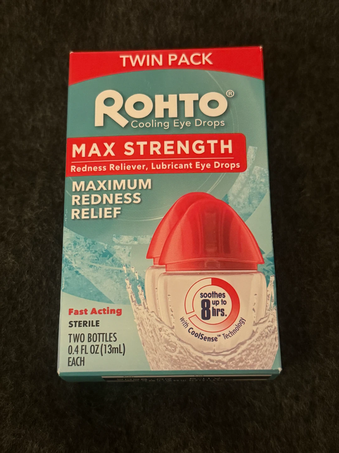 Rohto Max Strength Cooling Eye Drops Twin Pack