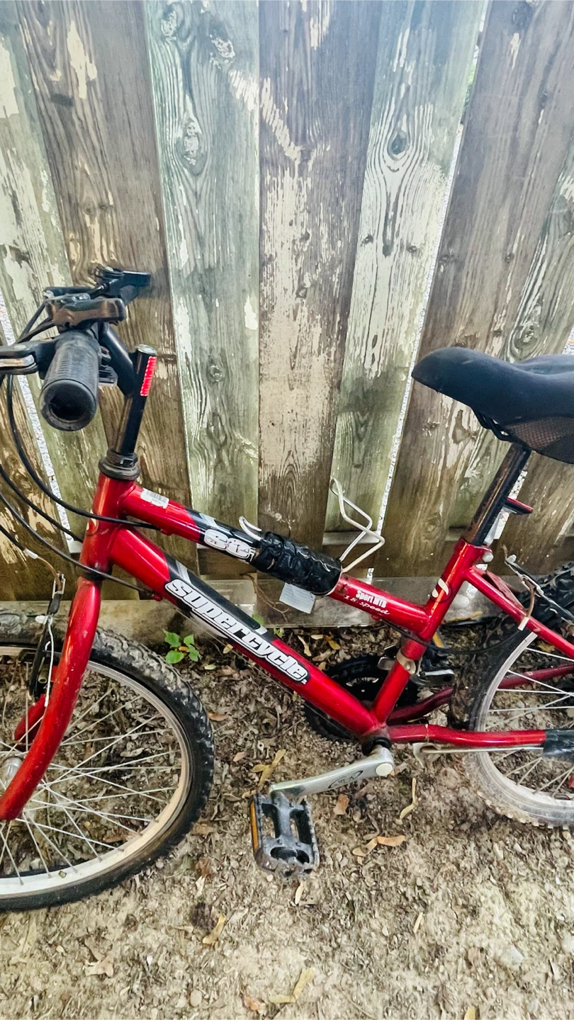 Adult 24” Supercycle Bicycle one tire is punctured
