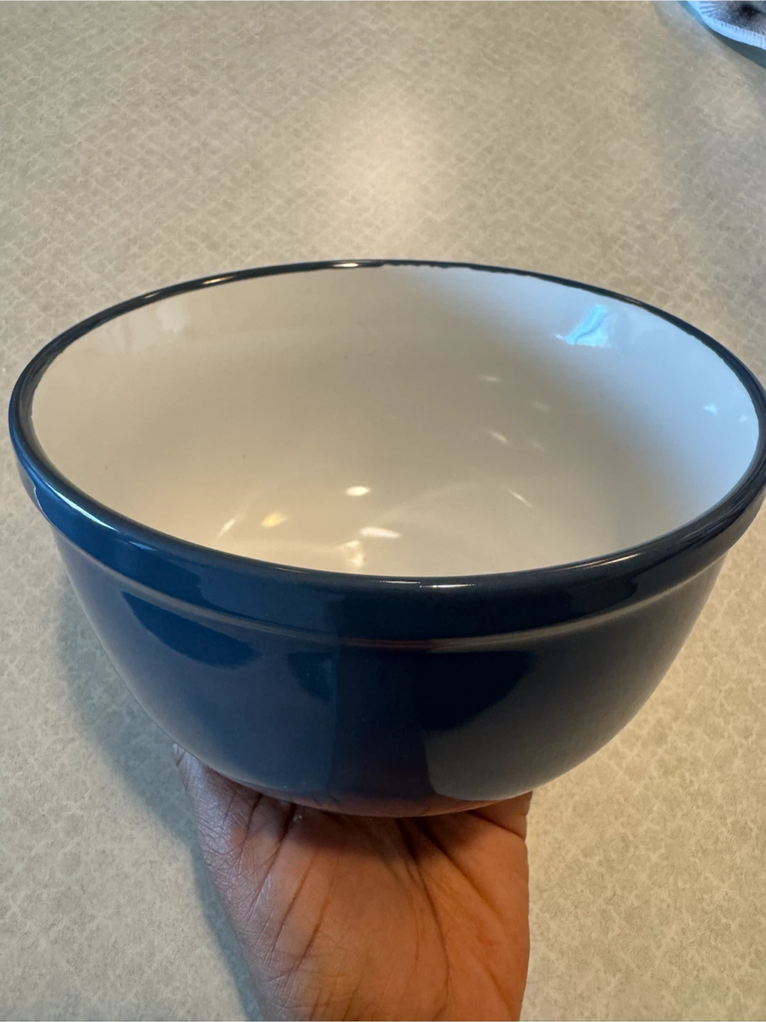 Ceramic Serving Bowl with Decorative Plate - photo 2