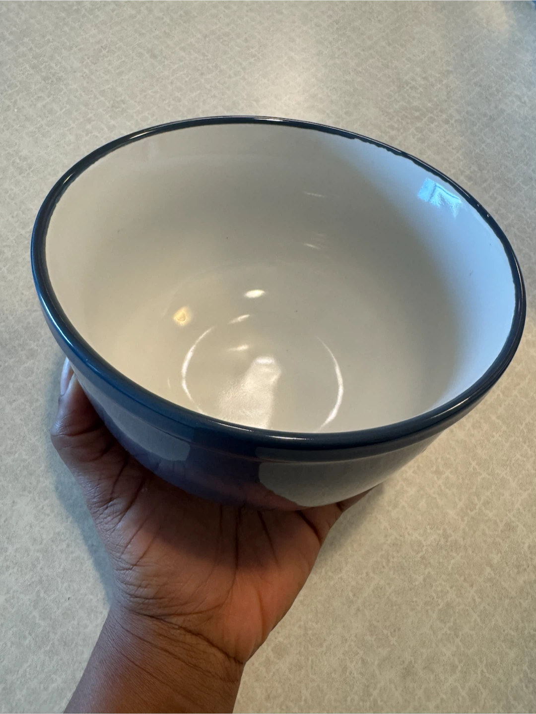 Ceramic Serving Bowl with Decorative Plate - photo 3