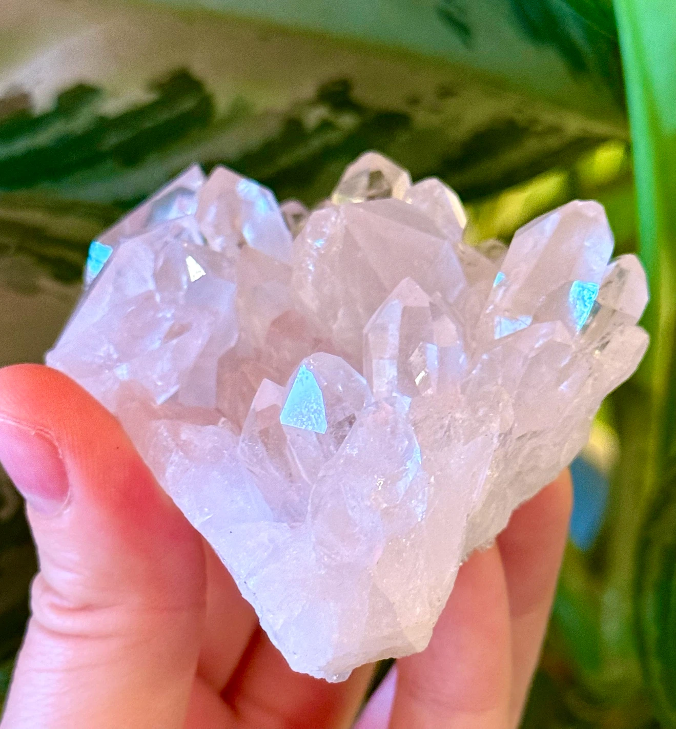 Brazilian Quartz Crystal Cluster With Terminated Points - photo 2