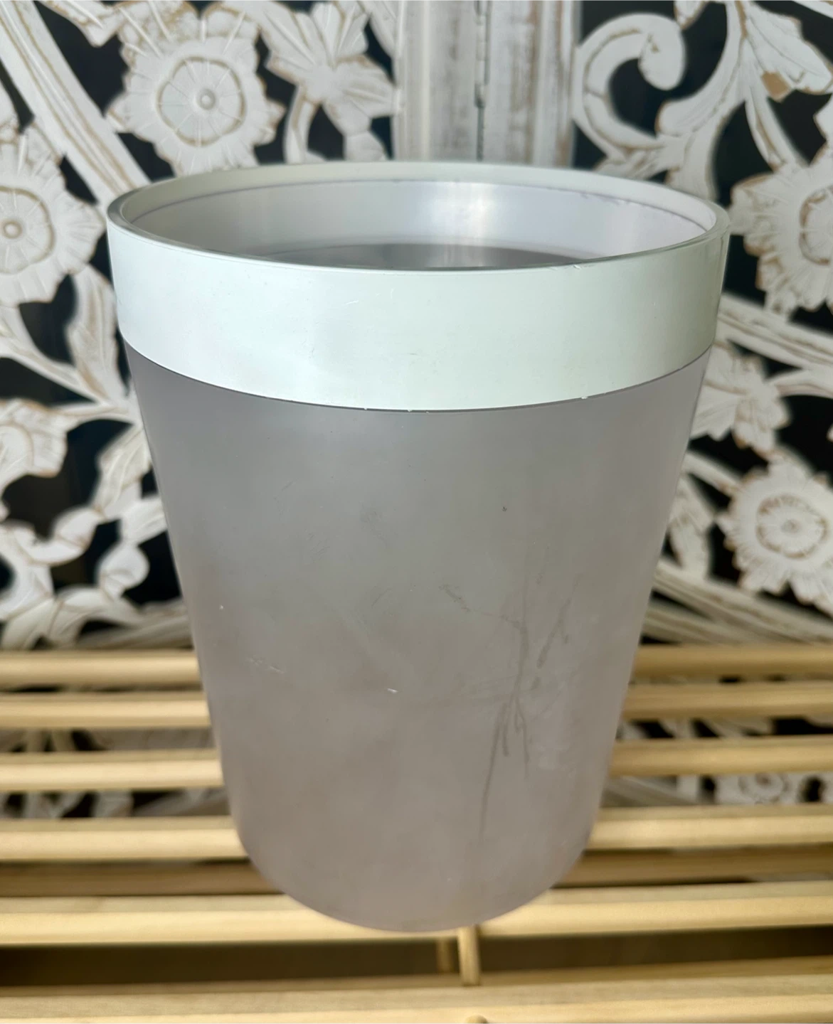 Wastebasket – Frosted, Room Essentials™ Preowned PickUp NYC - photo 2