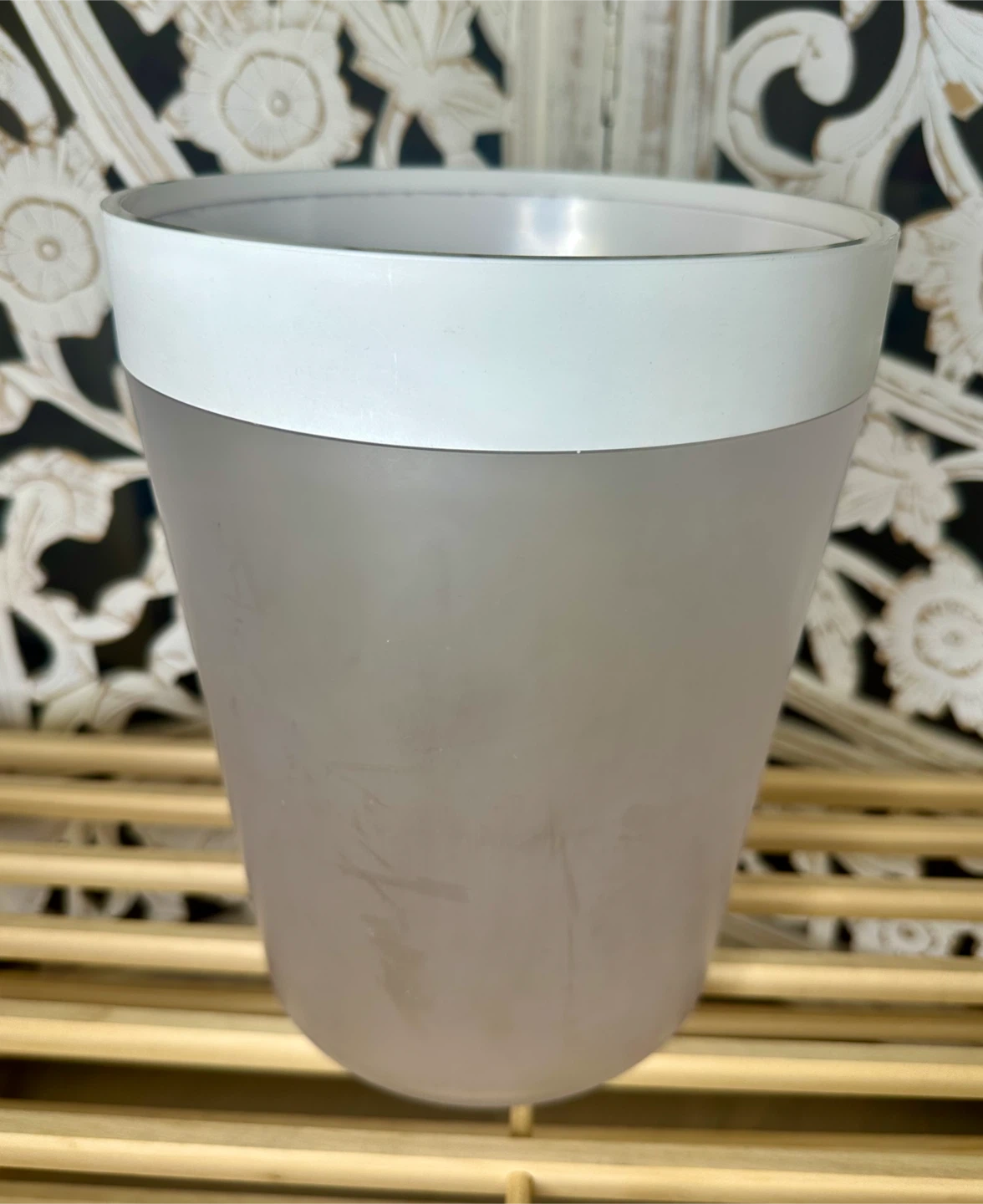 Wastebasket – Frosted, Room Essentials™ Preowned PickUp NYC - photo 4