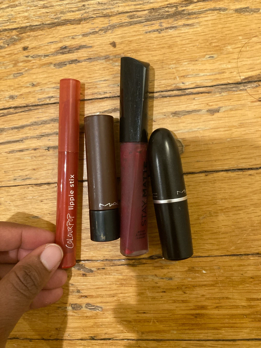 ColourPop Lippie Stix & MAC Lipsticks