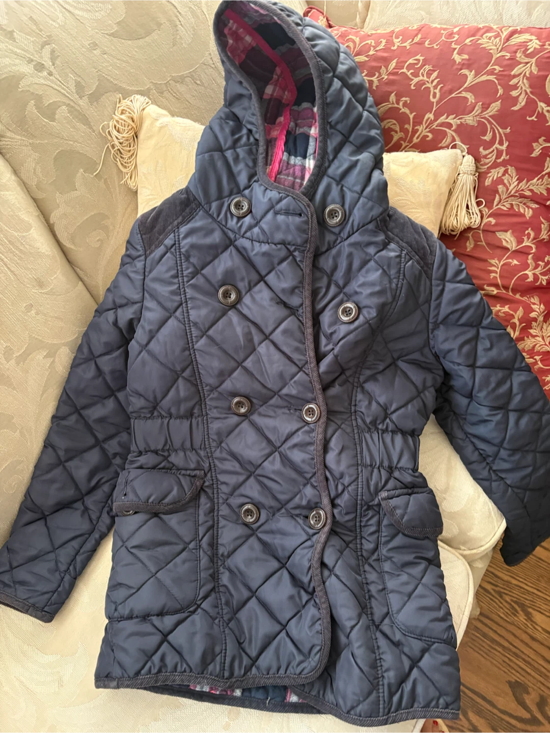 Girl’s Nicole Miller Quilted Jacket - Size 8 children’s