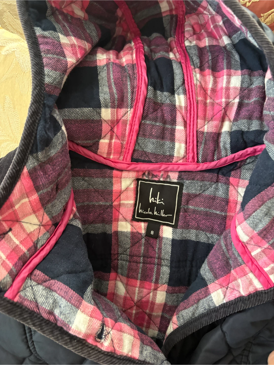 Girl’s Nicole Miller Quilted Jacket - Size 8 children’s - photo 2