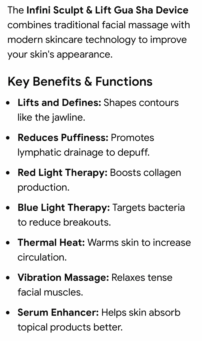 INFINI Sculpt & Lift Gua Sha Device - photo 3