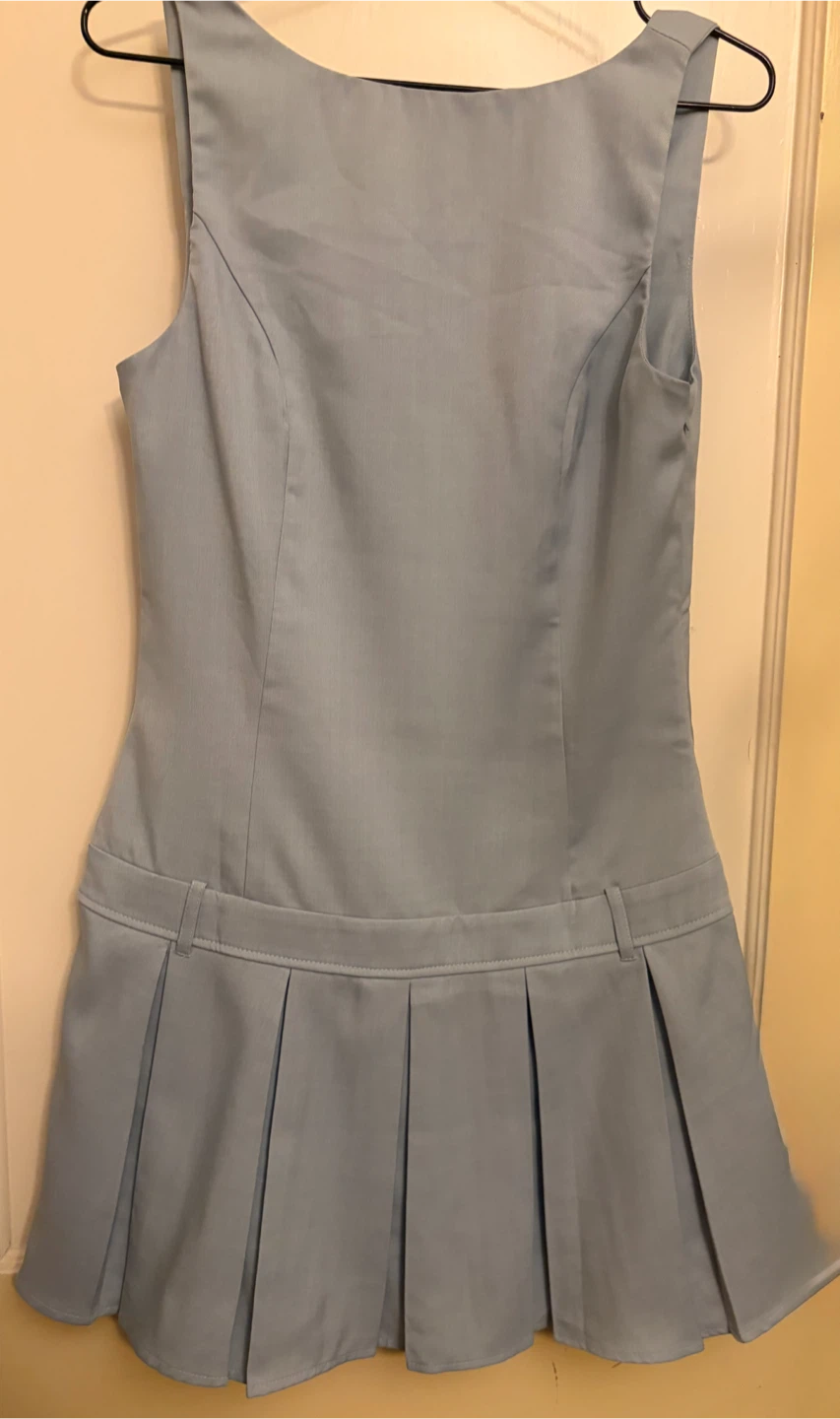 Altar'd State Light Blue Pleated Dress Size S