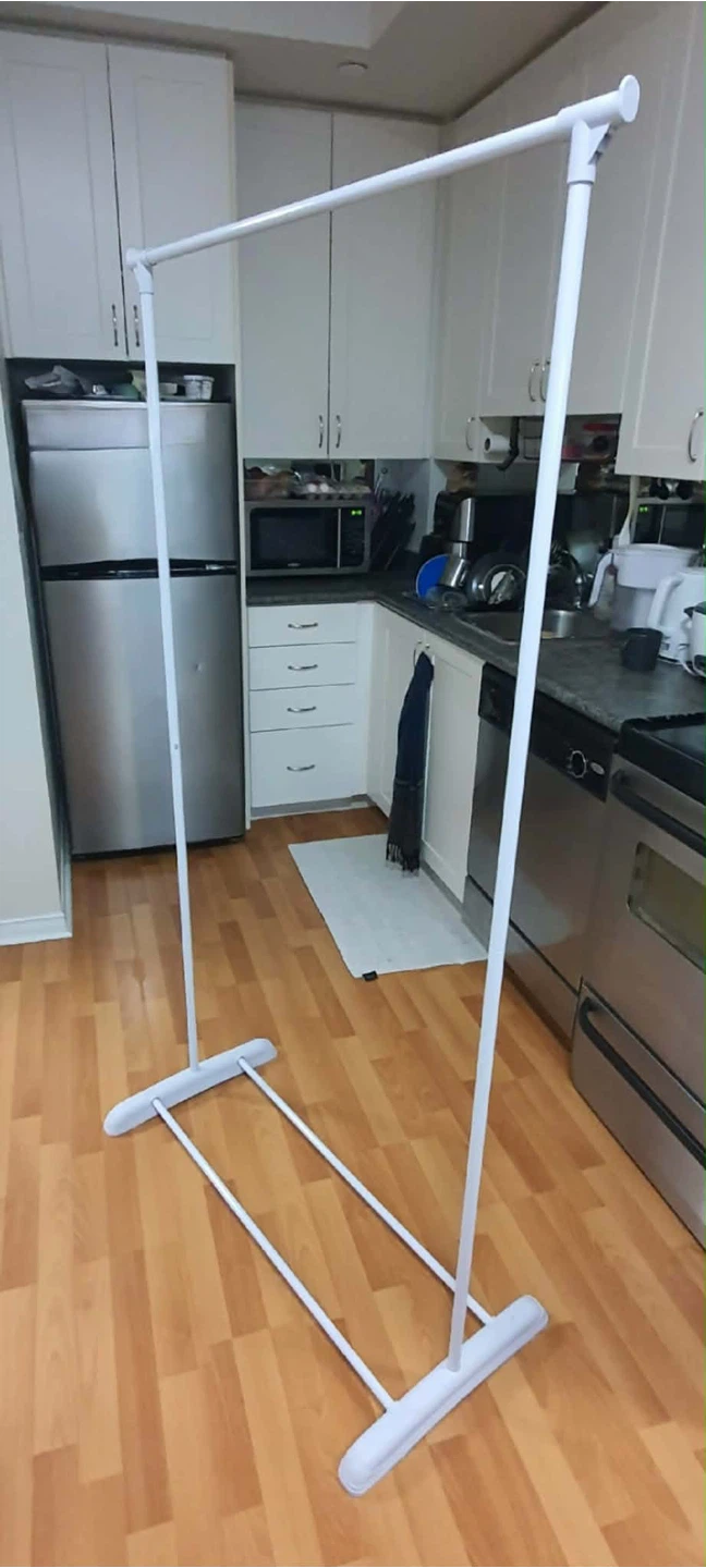 White Garment Rack