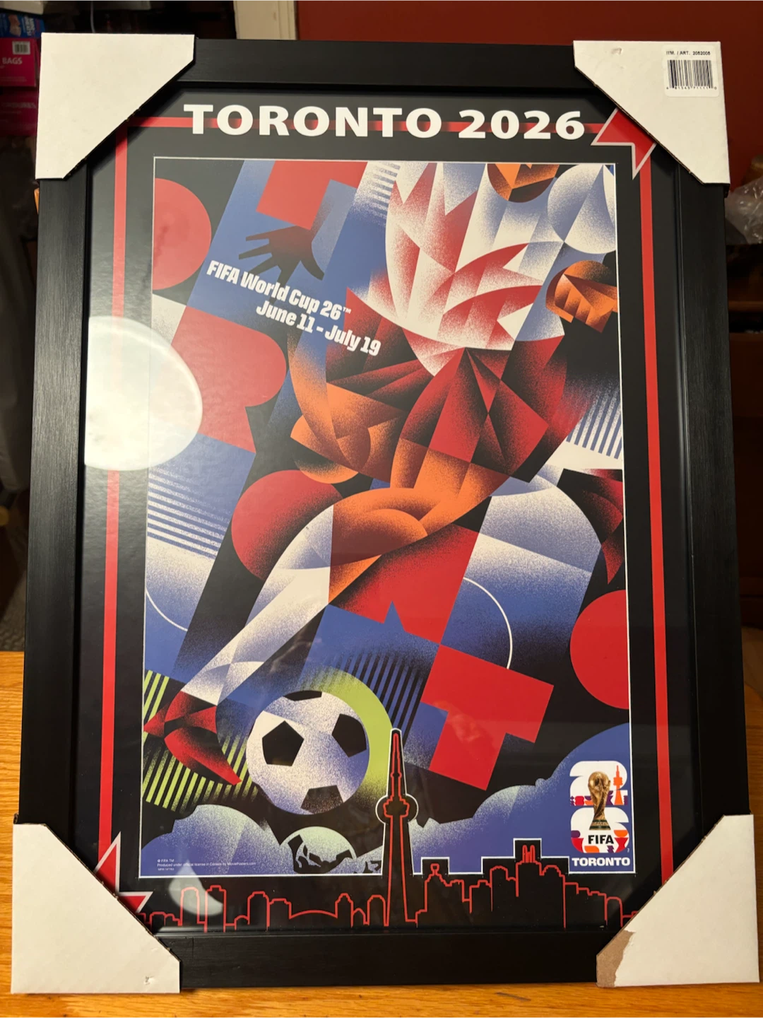 Toronto 2026 FIFA World Cup Framed Poster