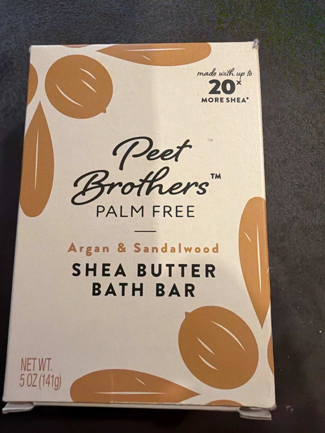 Peet Brothers Argan & Sandalwood Shea Butter Bath Bar