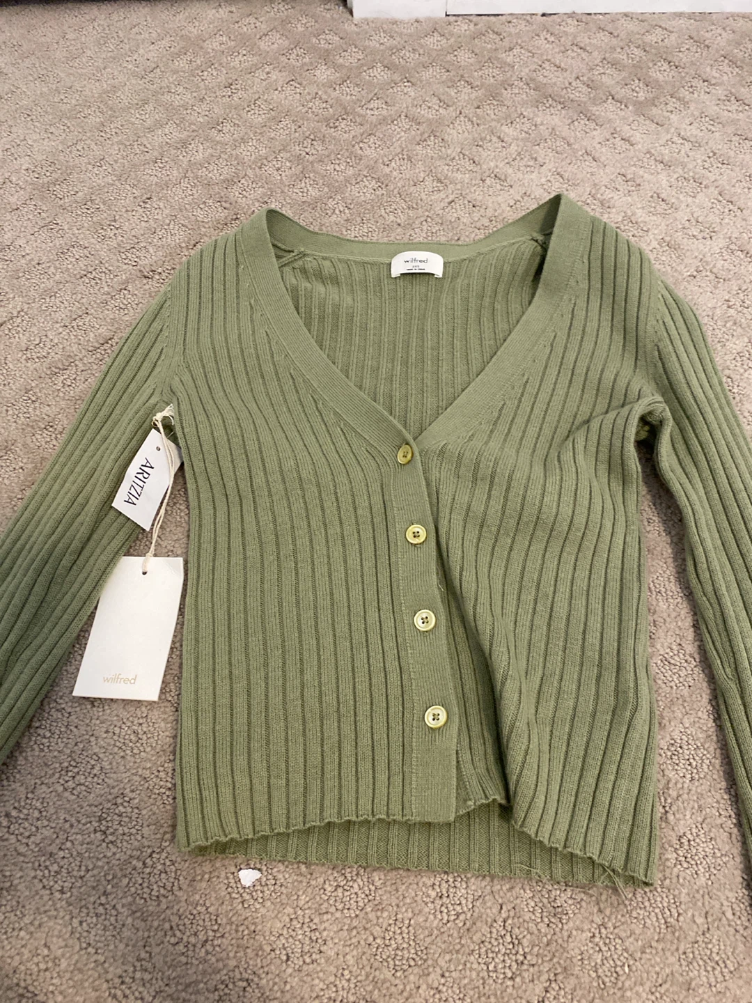 Wilfred Ribbed Cardigan
