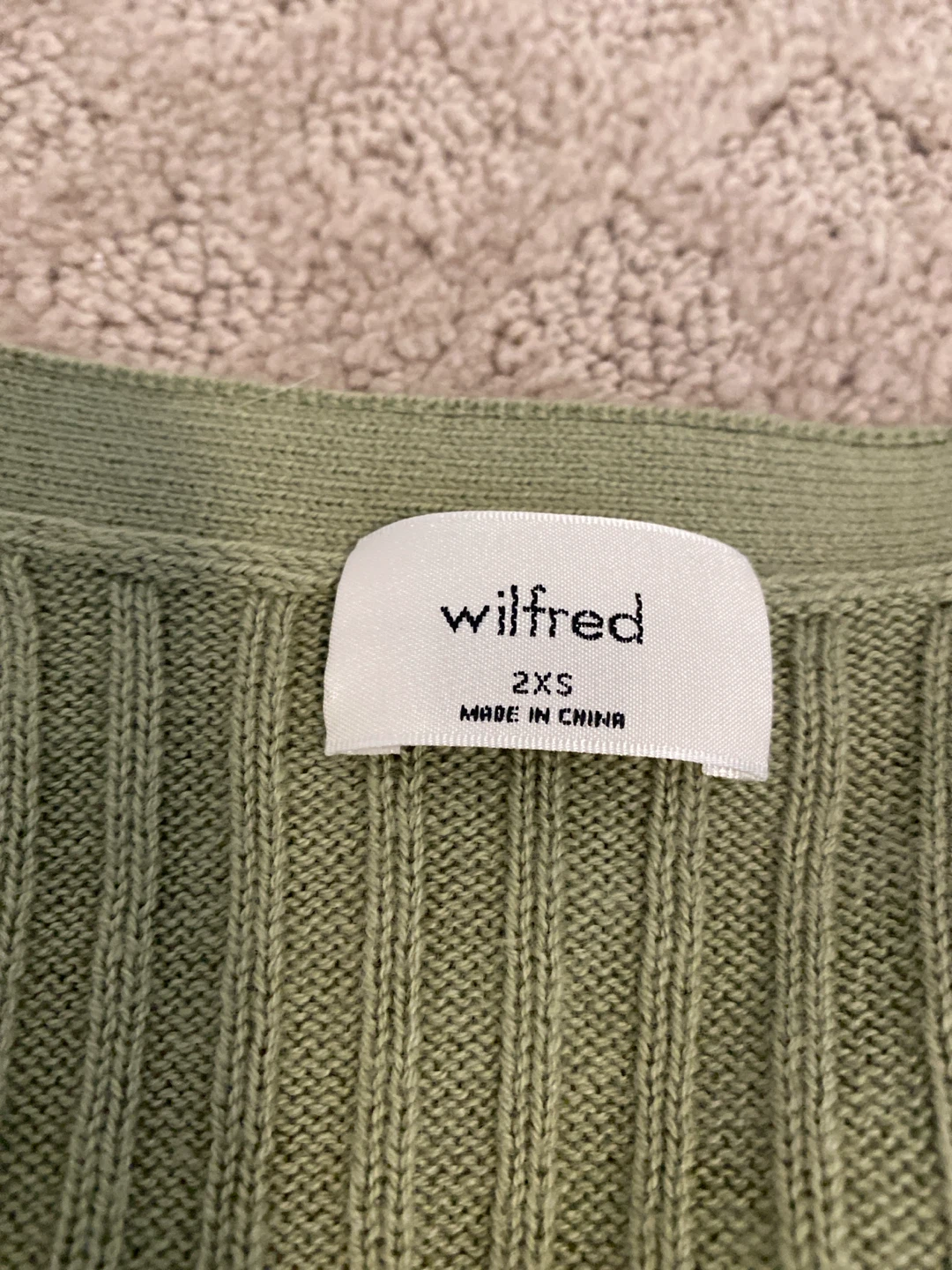 Wilfred Ribbed Cardigan - photo 2