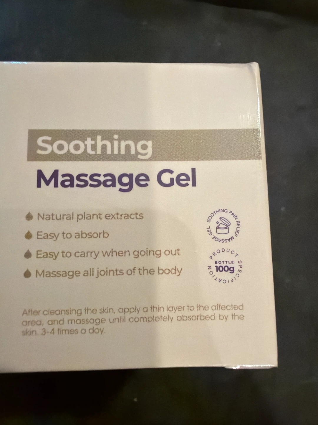 Kremain Soothing Massage Gel 100g - photo 4