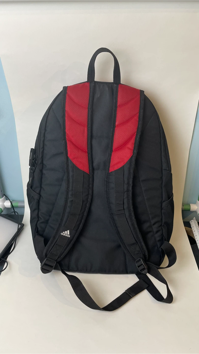 Adidas Backpack Red Black - photo 2