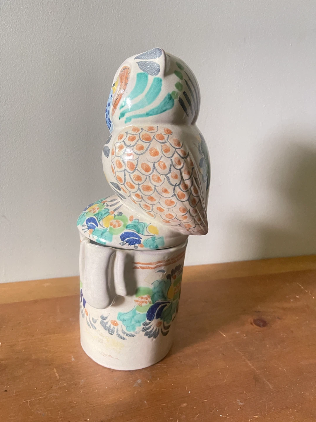 Vintage Ceramic Owl Planter or Holder - photo 2