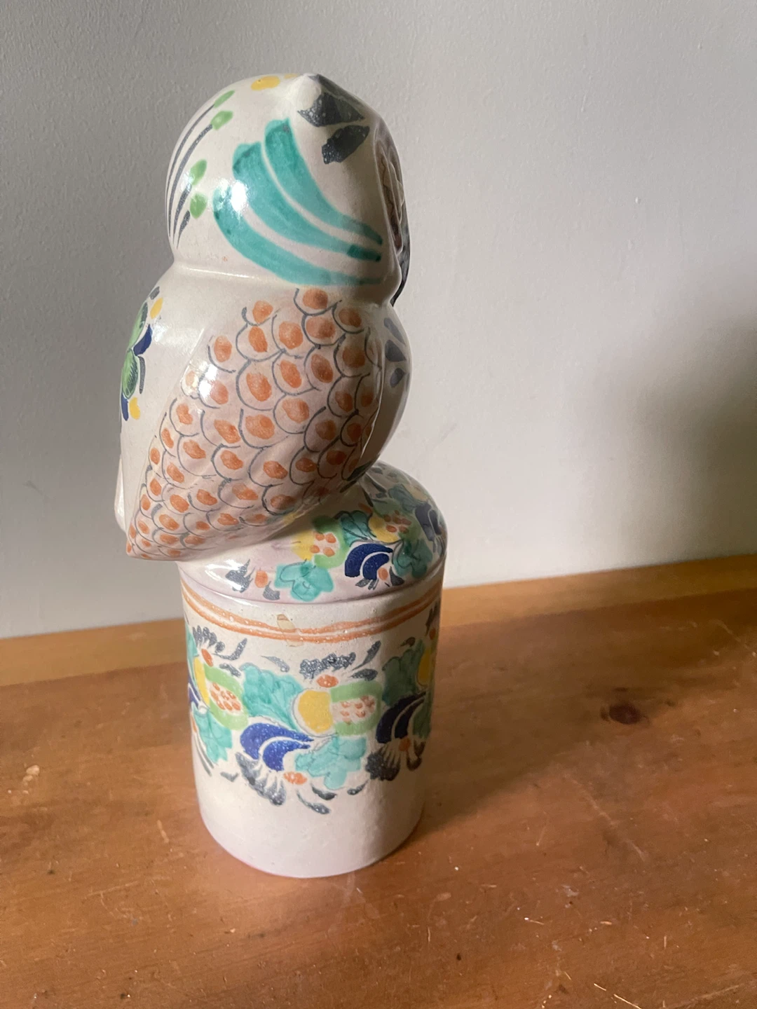 Vintage Ceramic Owl Planter or Holder - photo 4