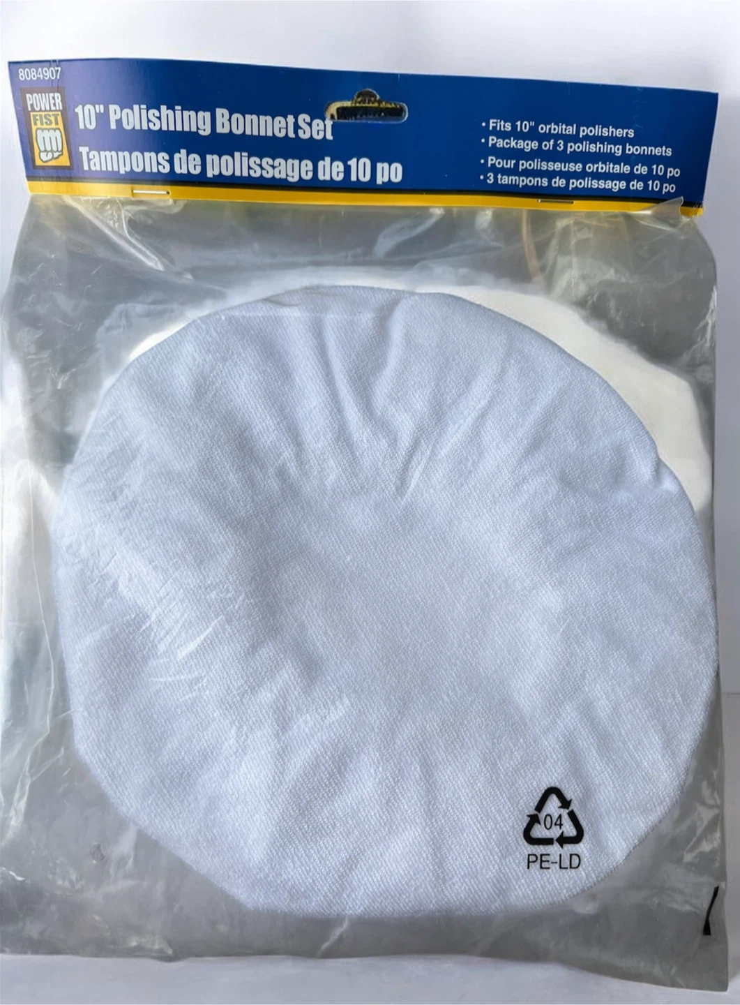 10" Polishing Bonnet Set