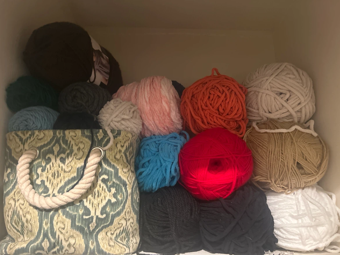 huge yarn bunch