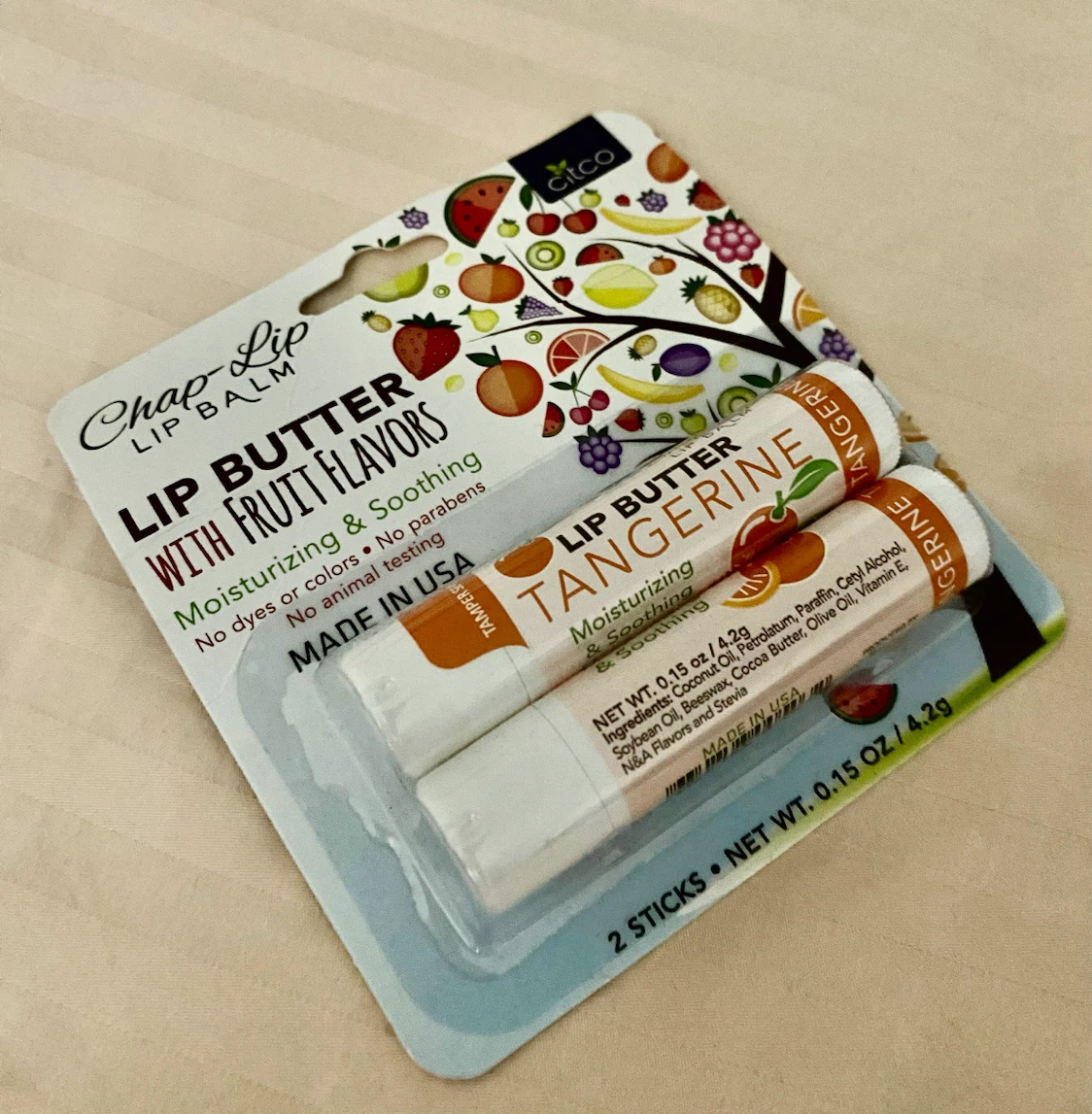 Chap-Lip Lip Butter with Fruit Flavors - 2 Pack - photo 2
