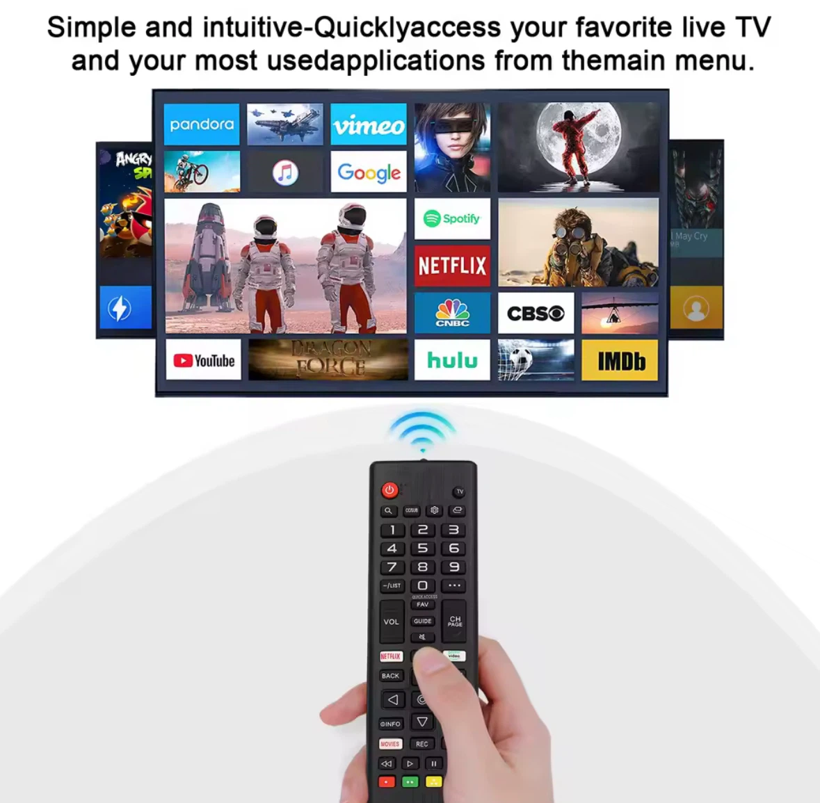 LG Universal Replacement Remote Control - photo 2
