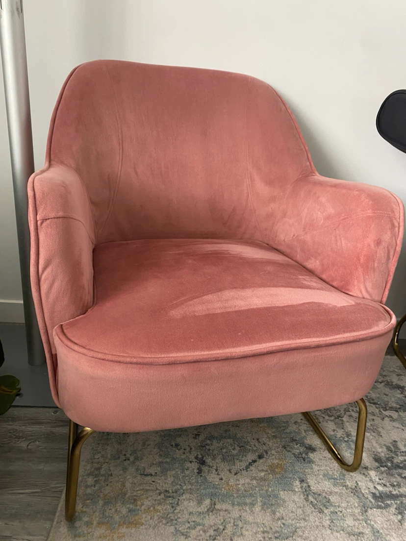 Structube Darah Velvet Armchair - photo 2