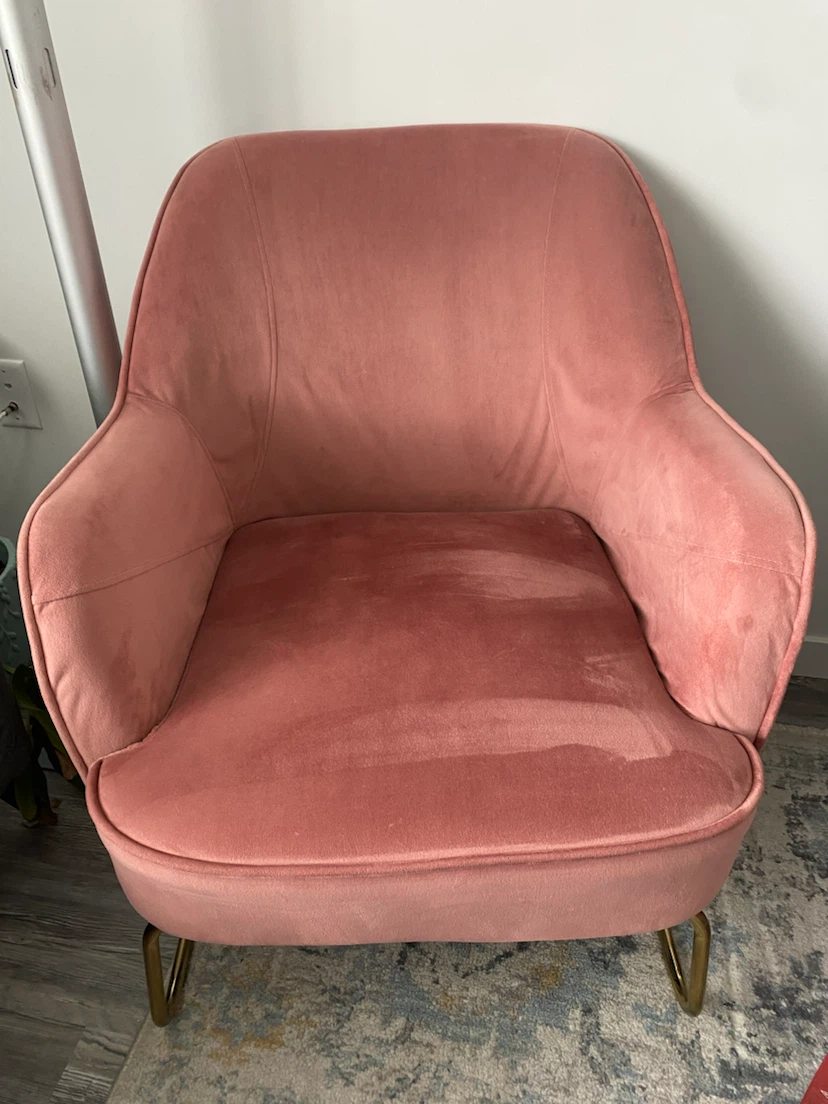 Structube Darah Velvet Armchair - photo 3